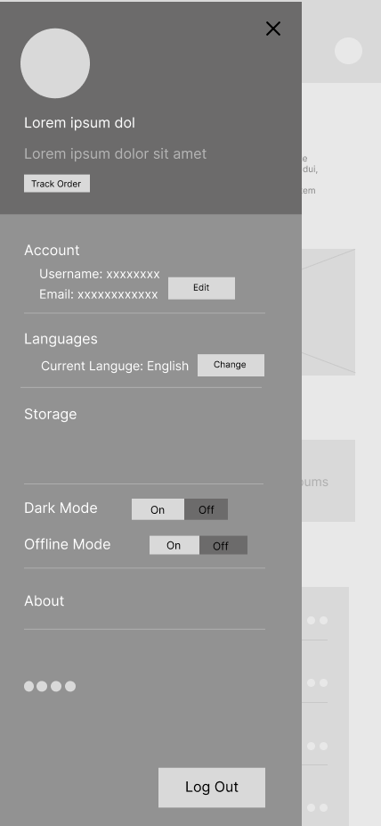 Mockup - Before Usability Study